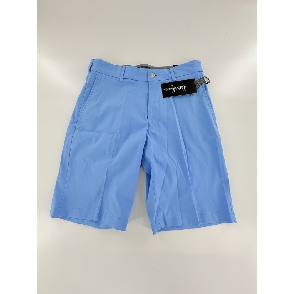Walter Hagen Men’s Golf Shorts Size 30 Blue Daybreak Perfect 11 Flat Front NWT